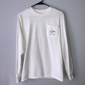 Guy Harvey White Long Sleeve T-Shirt